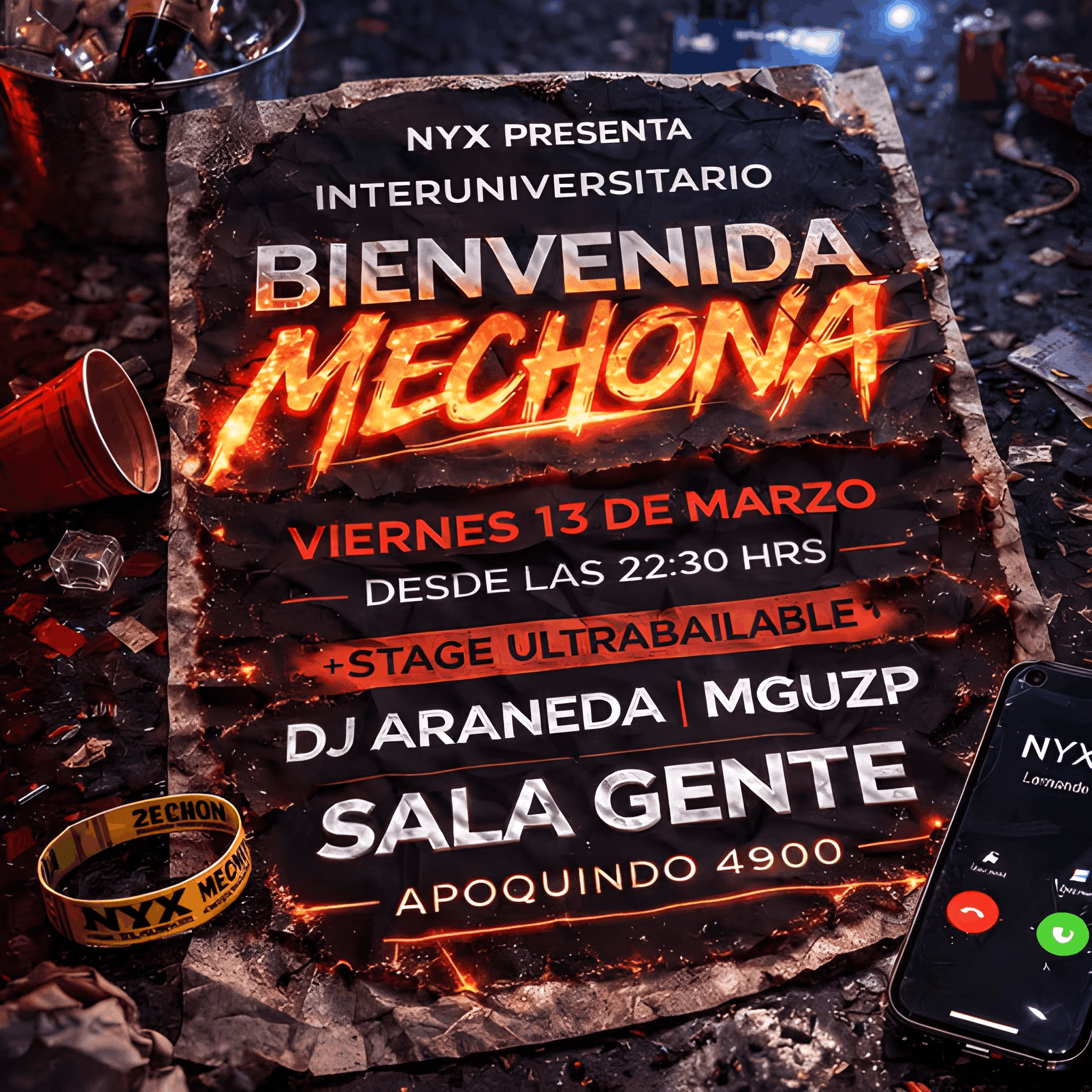 BIENVENIDA MECHONA – INTERUNIVERSITARIA NYX  image}
